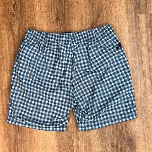 Relwen Blue Gingham Air-Stretch Hybrid Windshort Trunks Sz XL - Picture 9 of 13